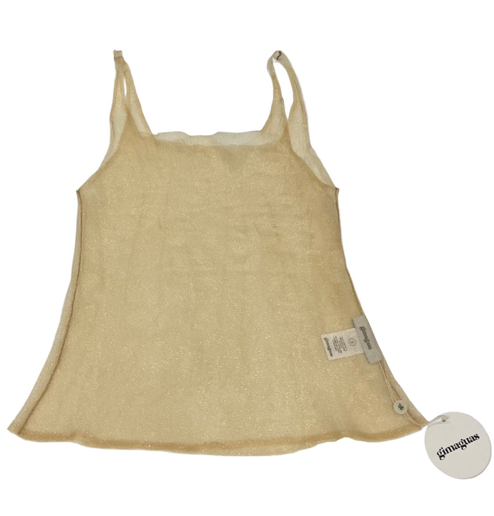 Gimaguas Gold Long Sleeves and V-Neckline - S