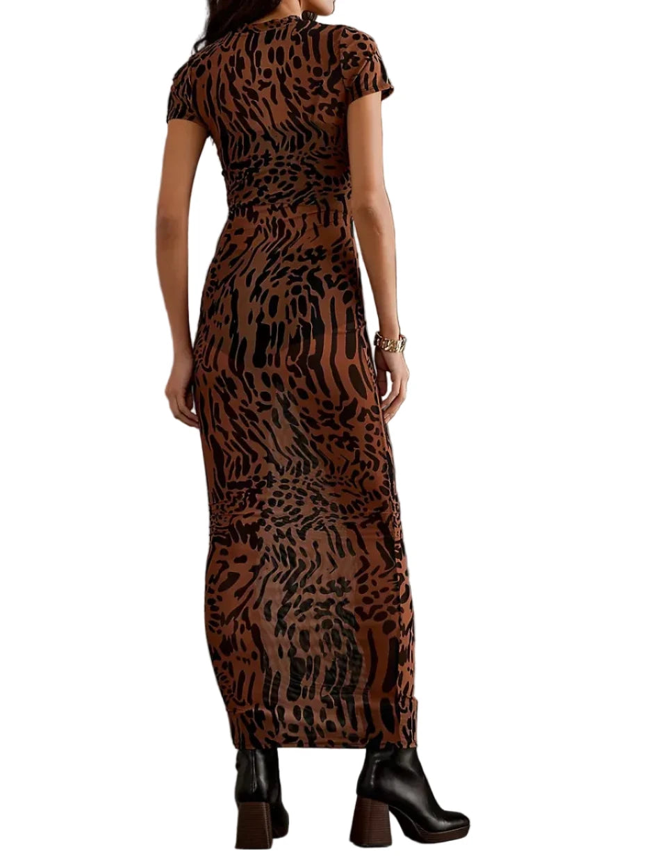 Good American Mesh Maxi Dress - XS