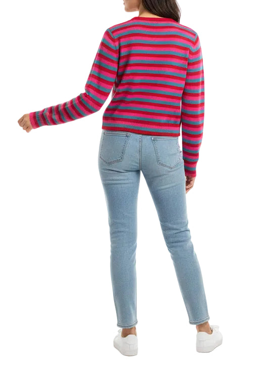 From Future Striped Cardigan - M