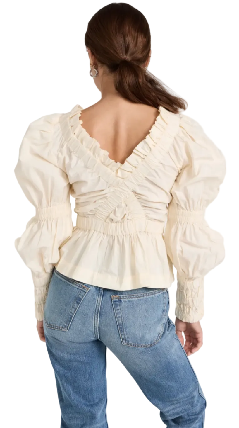 Sea Steph Cotton Long Sleeve Top - L