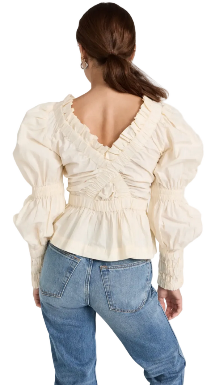 Sea Steph Cotton Long Sleeve Top - L