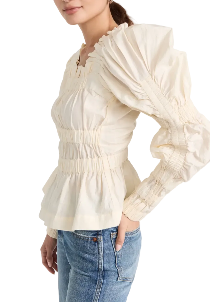 Sea Steph Cotton Long Sleeve Top - L