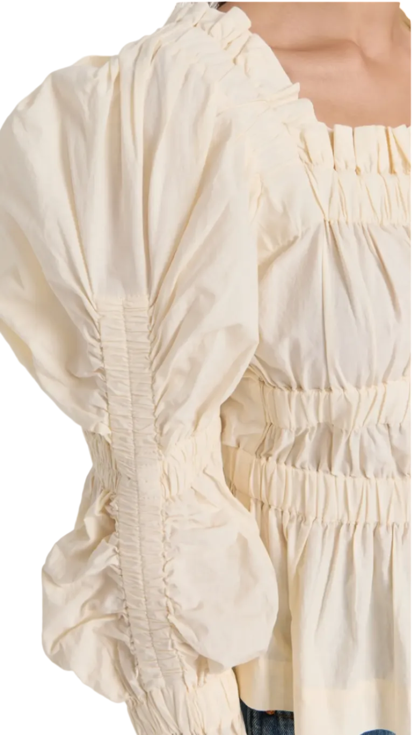 Sea Steph Cotton Long Sleeve Top - L