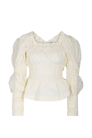 Sea Steph Cotton Long Sleeve Top - L