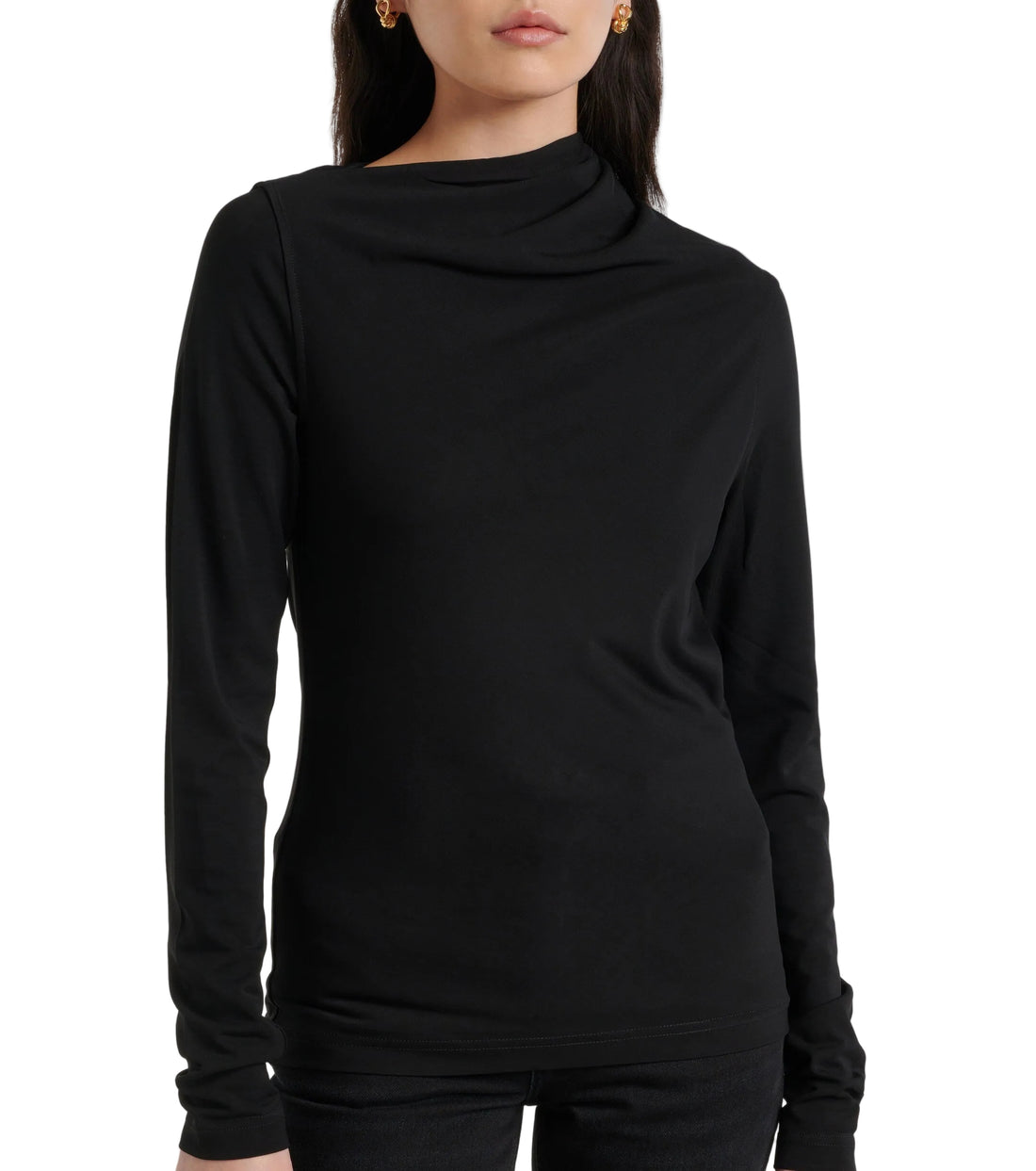 Toteme Draped Jersey Top - M