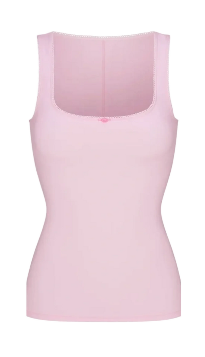 SKIMS Fits Everybody Picot Scoop Neck Tank - XS