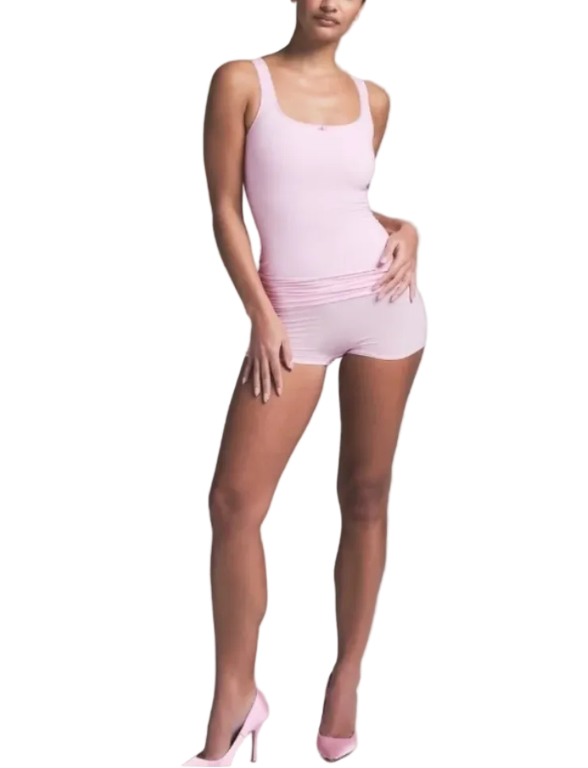 SKIMS Fits Everybody Picot Scoop Neck Tank - XS