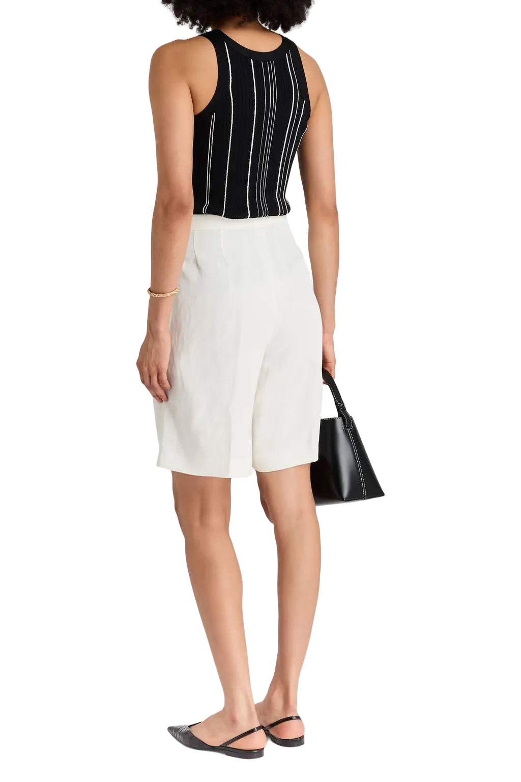 Toteme Striped Ribbed-Knit Tank - S