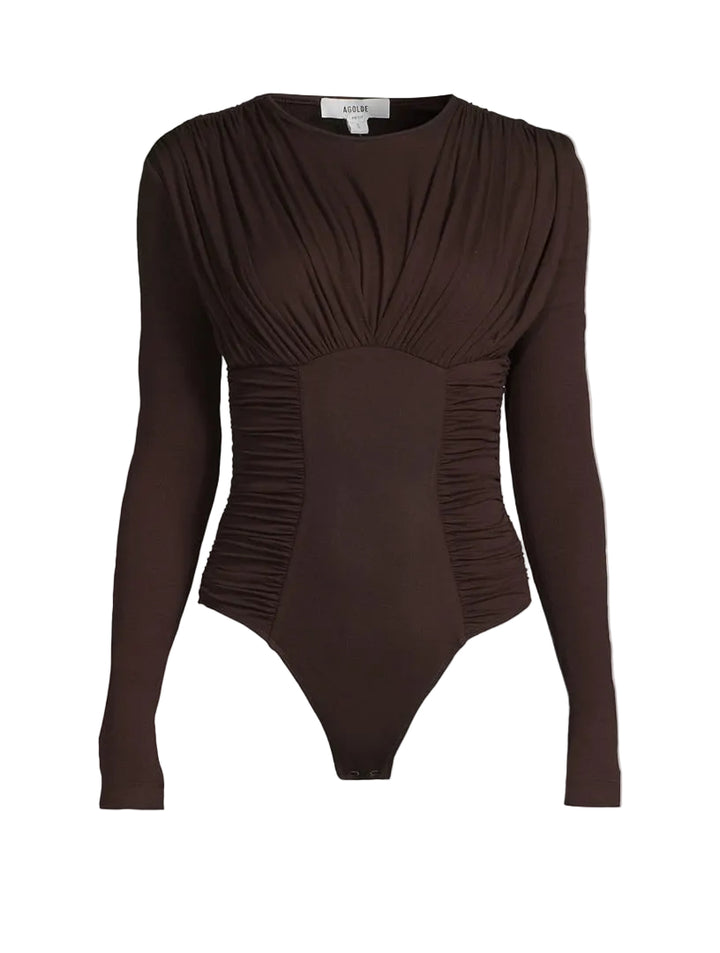 Agolde Abbi Ruched Bodysuit - S