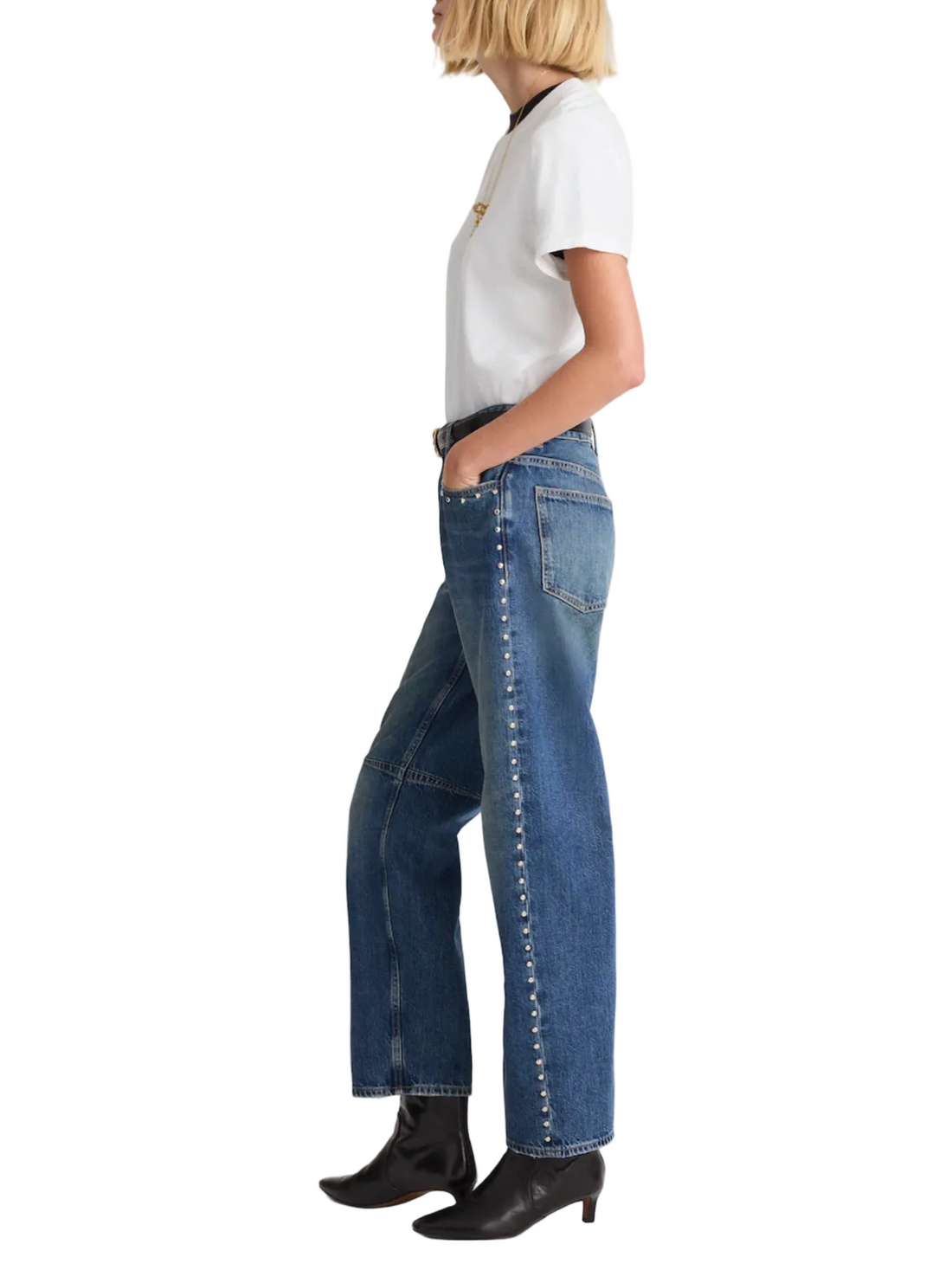 Madewell The Darted Barrel-Leg Jean - 27
