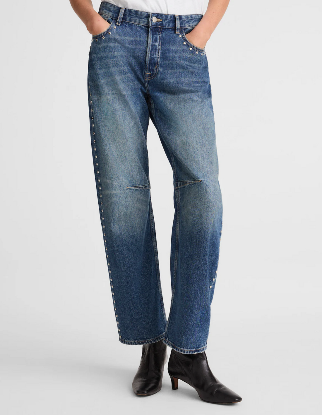 Madewell The Darted Barrel-Leg Jean - 27