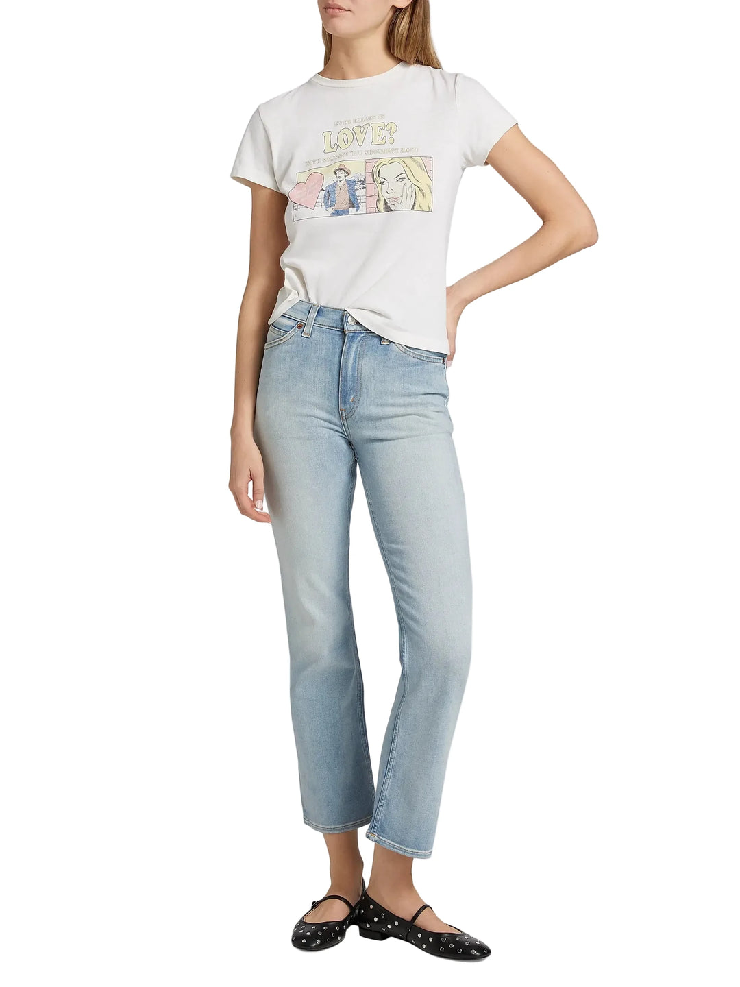 Re/done 70s Crop Boot-Cut Jeans - 28