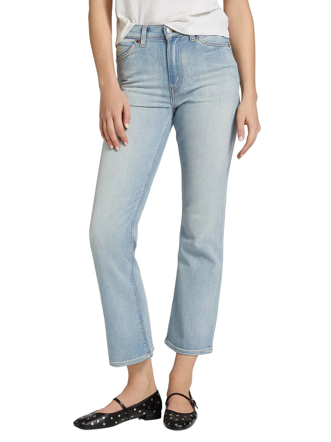 Re/done 70s Crop Boot-Cut Jeans - 28