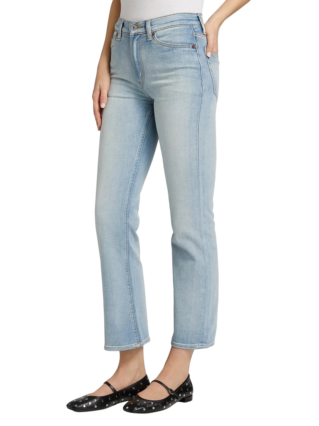 Re/done 70s Crop Boot-Cut Jeans - 28