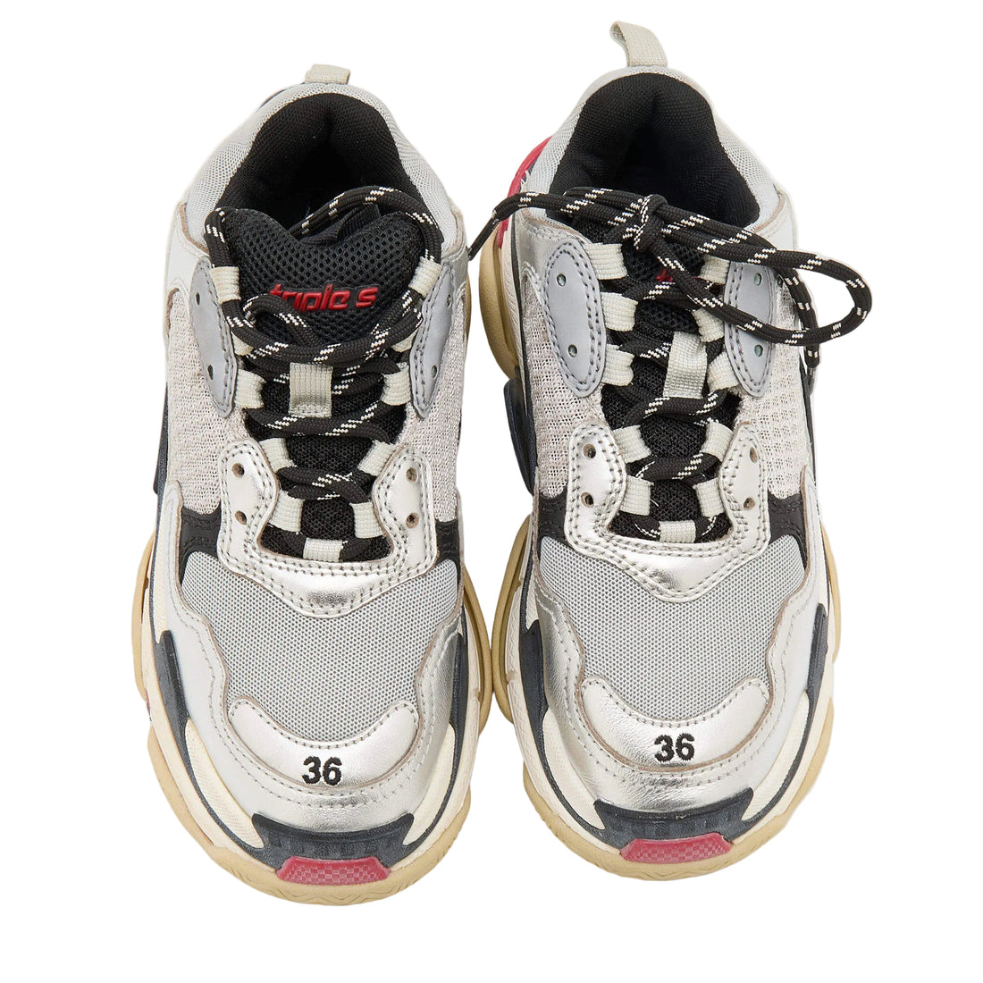 Balenciaga Triple S Sneaker Silver - 7