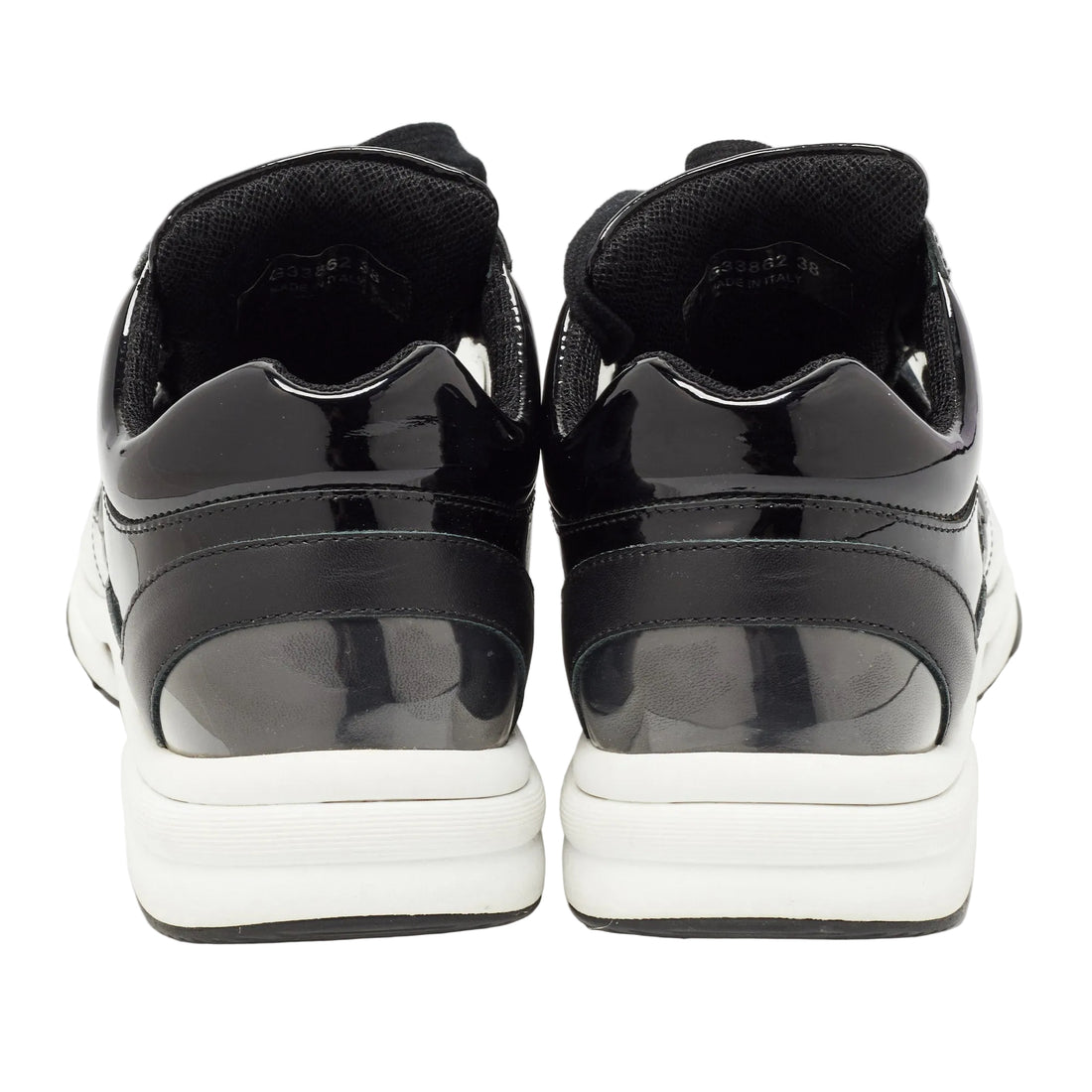 Chanel Black Leather and PVC CC - 38