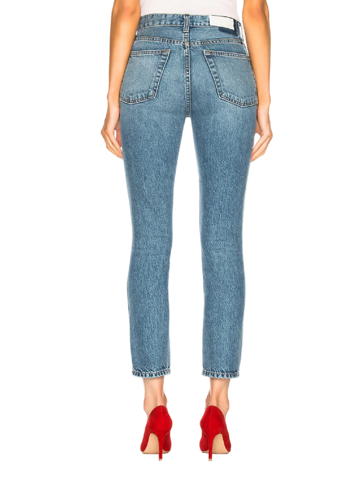 Re/done double needle crop stretch - 24