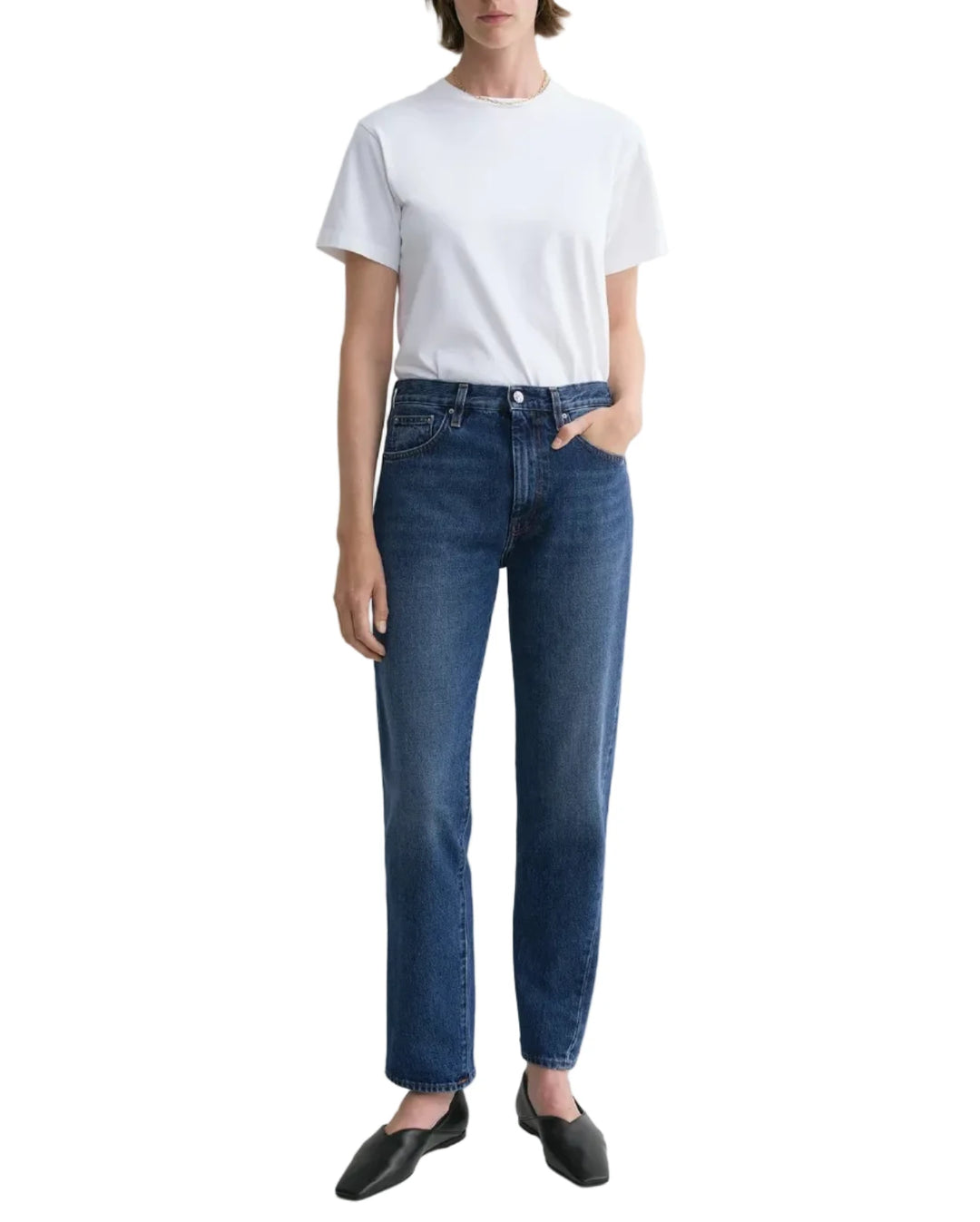 Toteme Twisted Seam Denim Washed Blue - 25