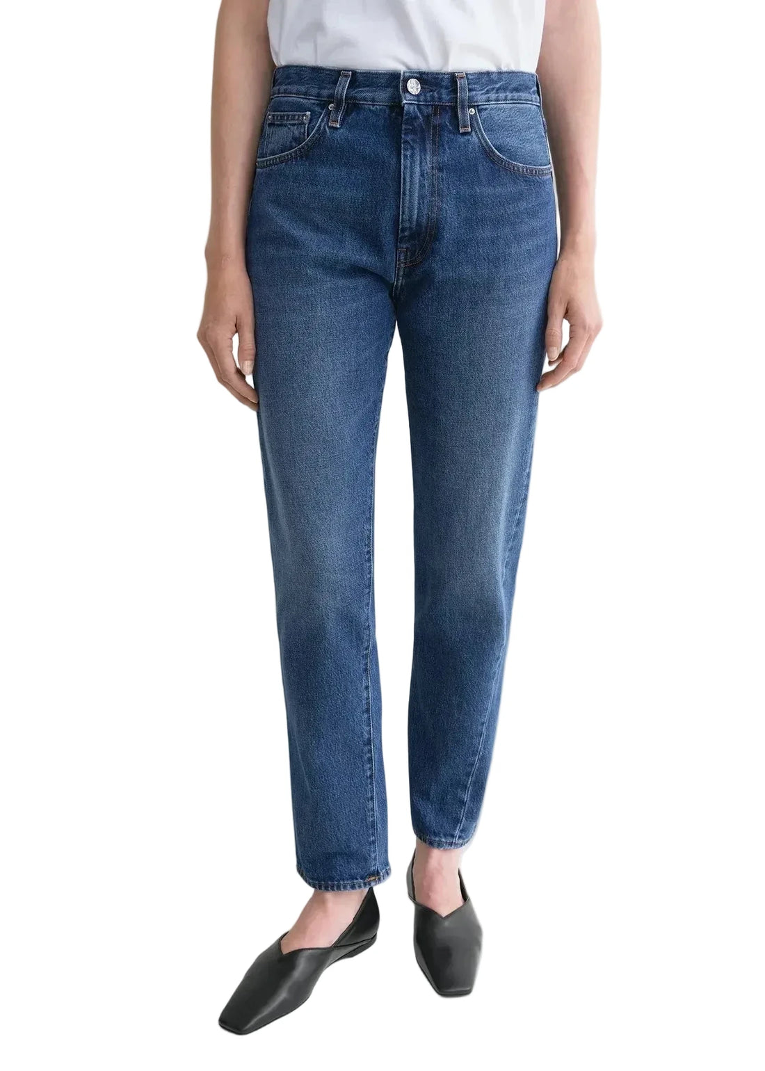 Toteme Twisted Seam Denim Washed Blue - 25