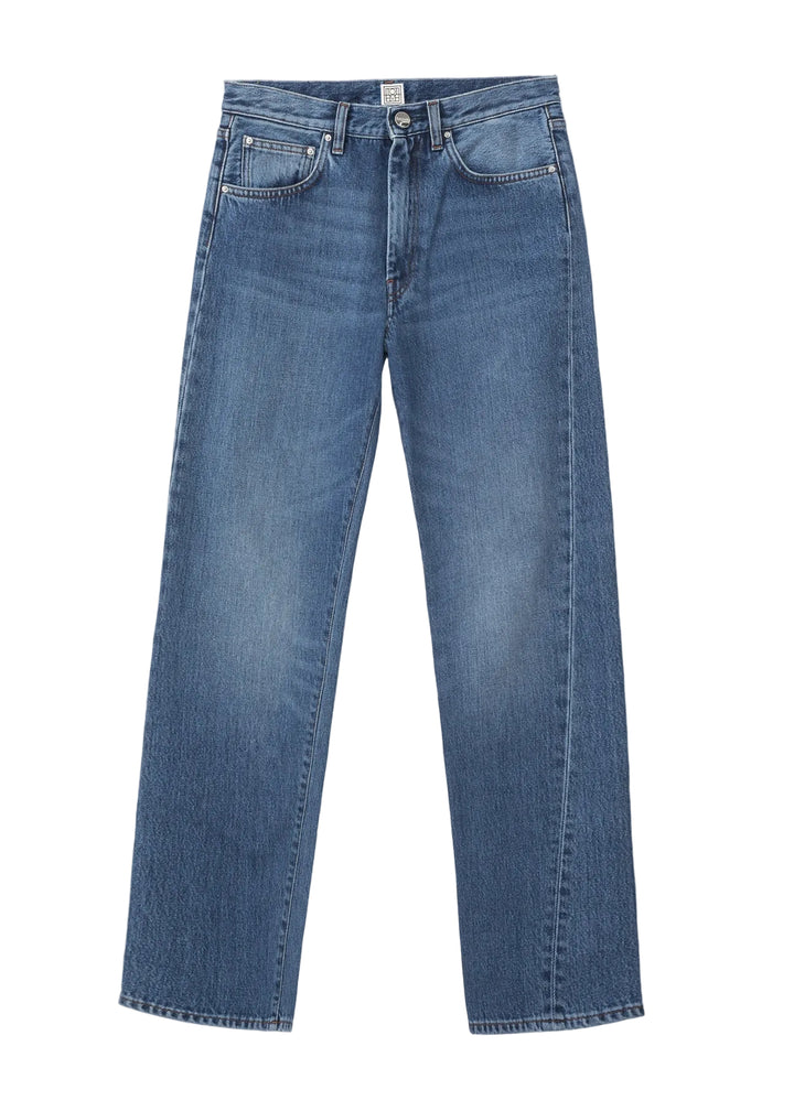 Toteme Twisted Seam Denim Washed Blue - 25