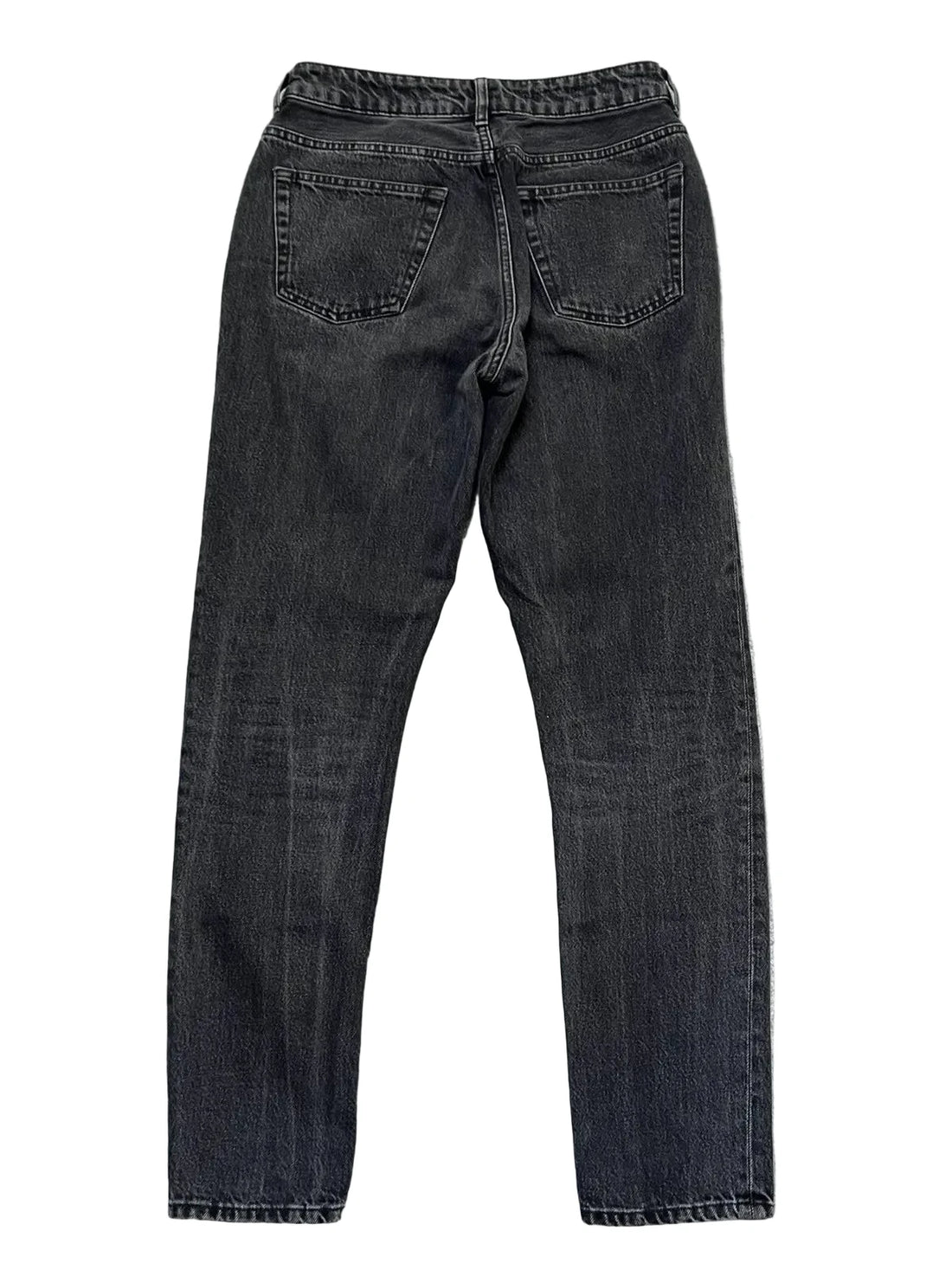 Balenciaga Archetype Straight Fit Washed Black Jeans - 36