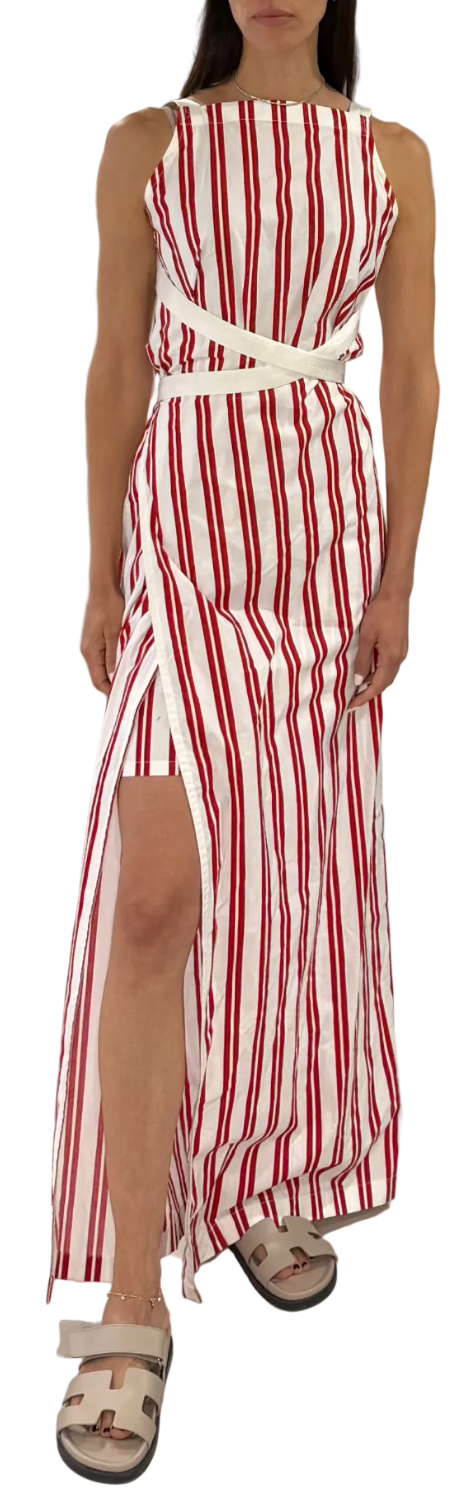 Balenciaga Stripe Apron Spring 17 - 34