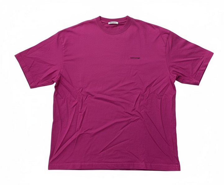 Balenciaga T-shirt Pink Short Sleeves Tee - M
