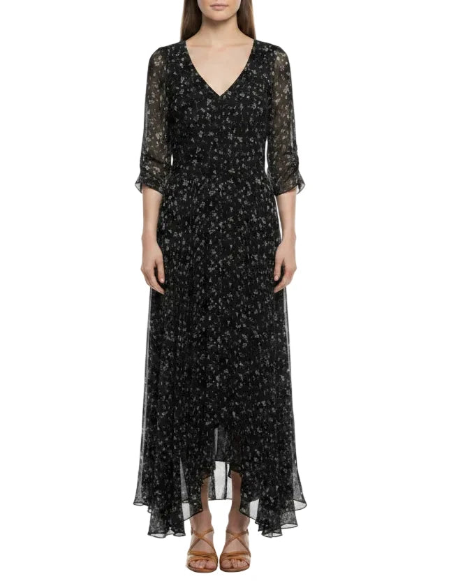 LoveShackFancy Silk Maxi Dress - 0