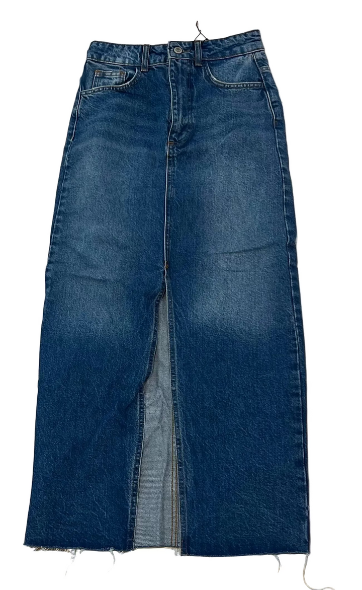 Zara The Denim Long Pencil Skirt - XS