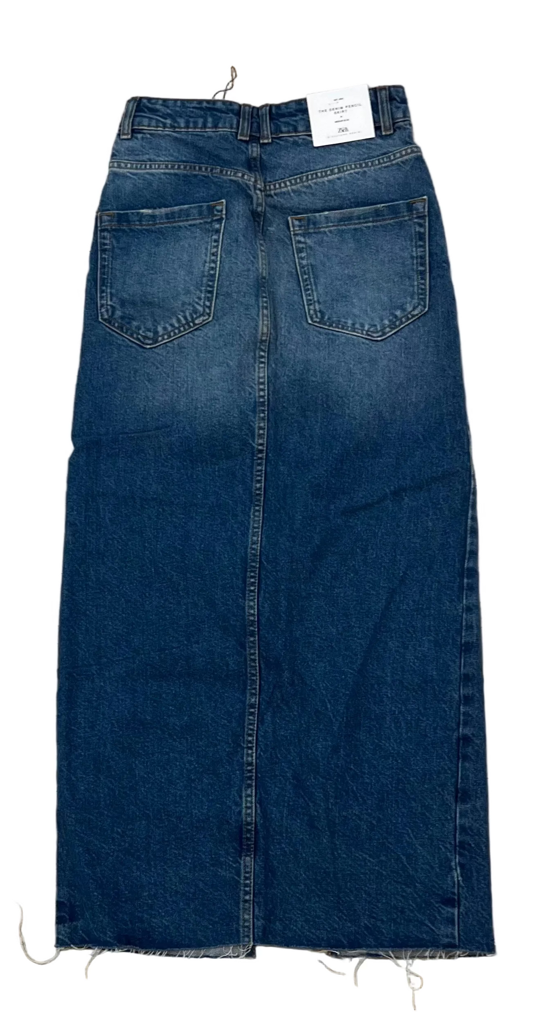 Zara The Denim Long Pencil Skirt - XS