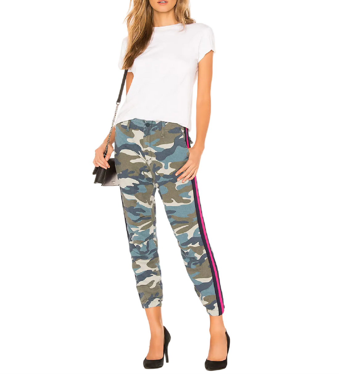 Mother No Zip Misfit in Army Blue Camo - 28