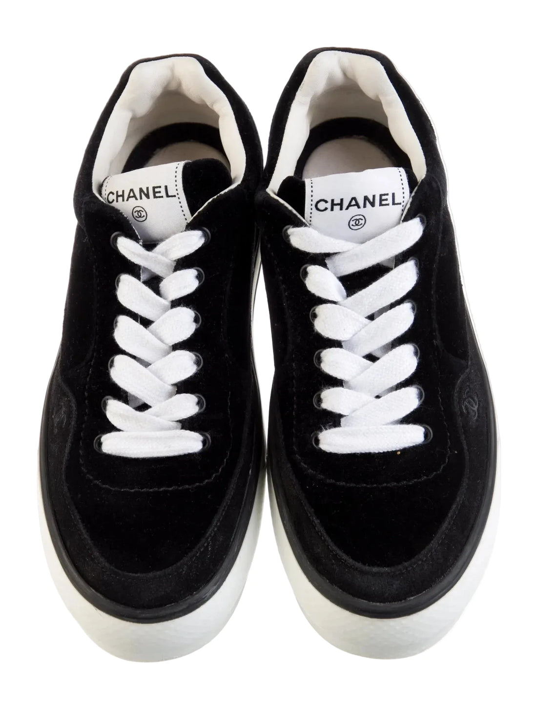 Chanel 2023 Interlocking CC Logo Sneakers - 39