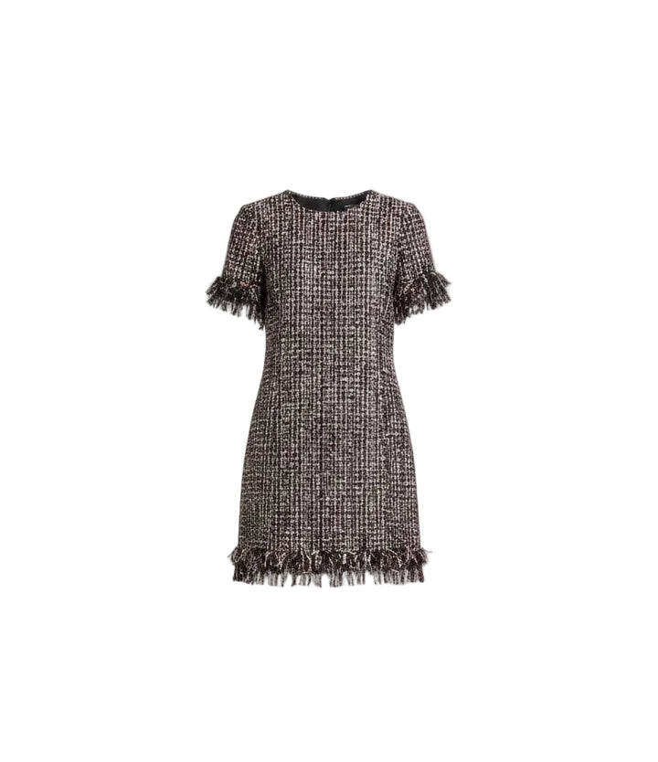 Prabal Gurung Tweed Fringe Sheath Dress - 4