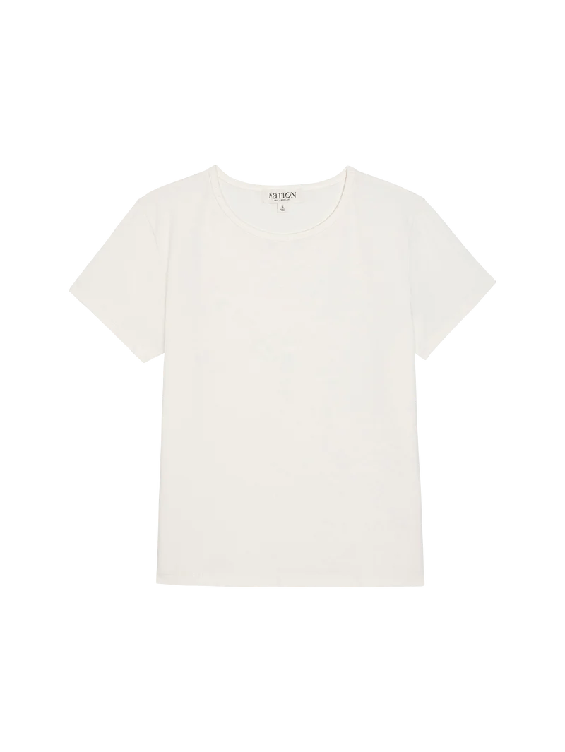 Nation Ltda Tavi Crew Neck White - XS