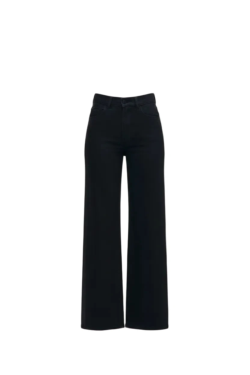 DL1961 Hepburn Wide Leg High Rise 32" Jeans - 24