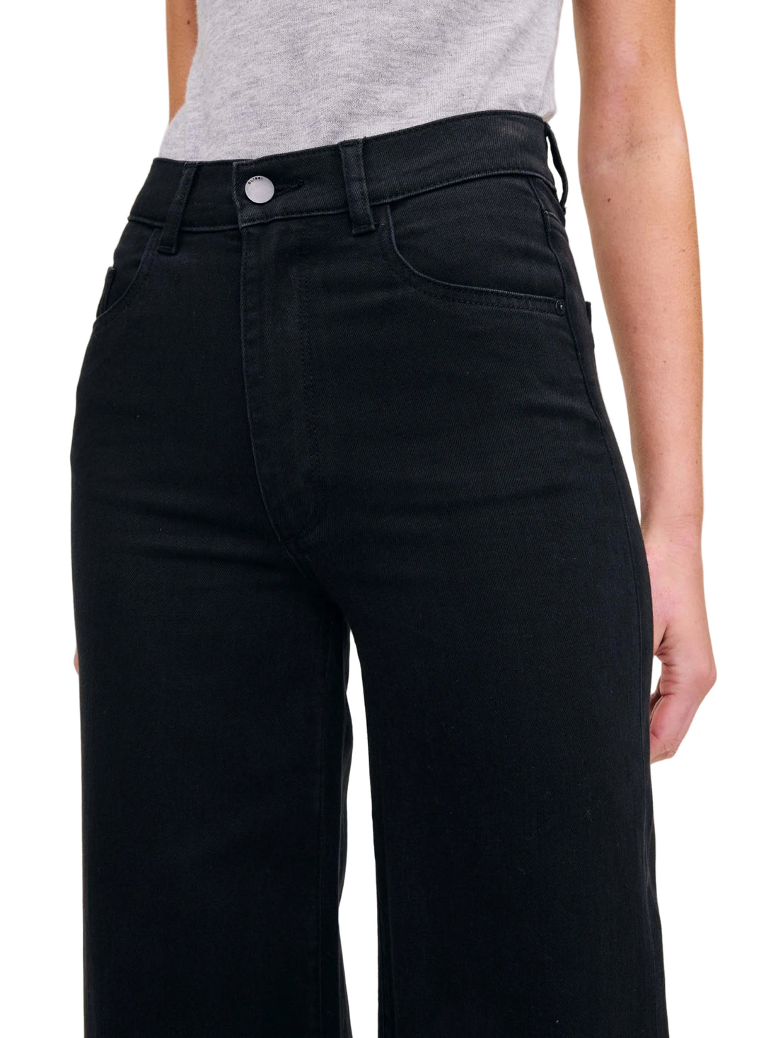 DL1961 Hepburn Wide Leg High Rise 32" Jeans - 24
