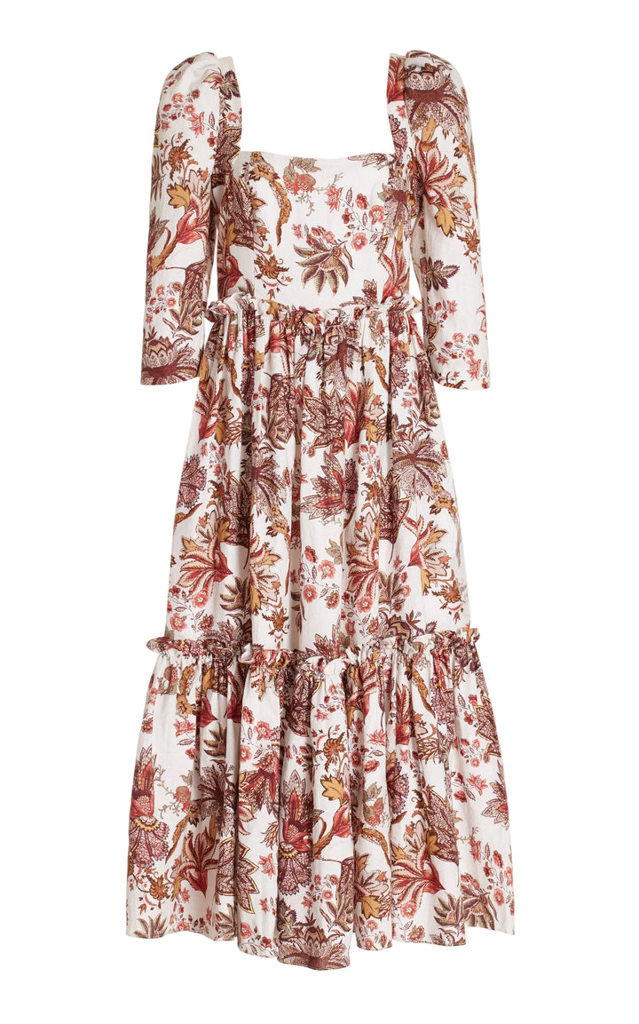 Cara Cara Blue Hill Linen Dress - 6