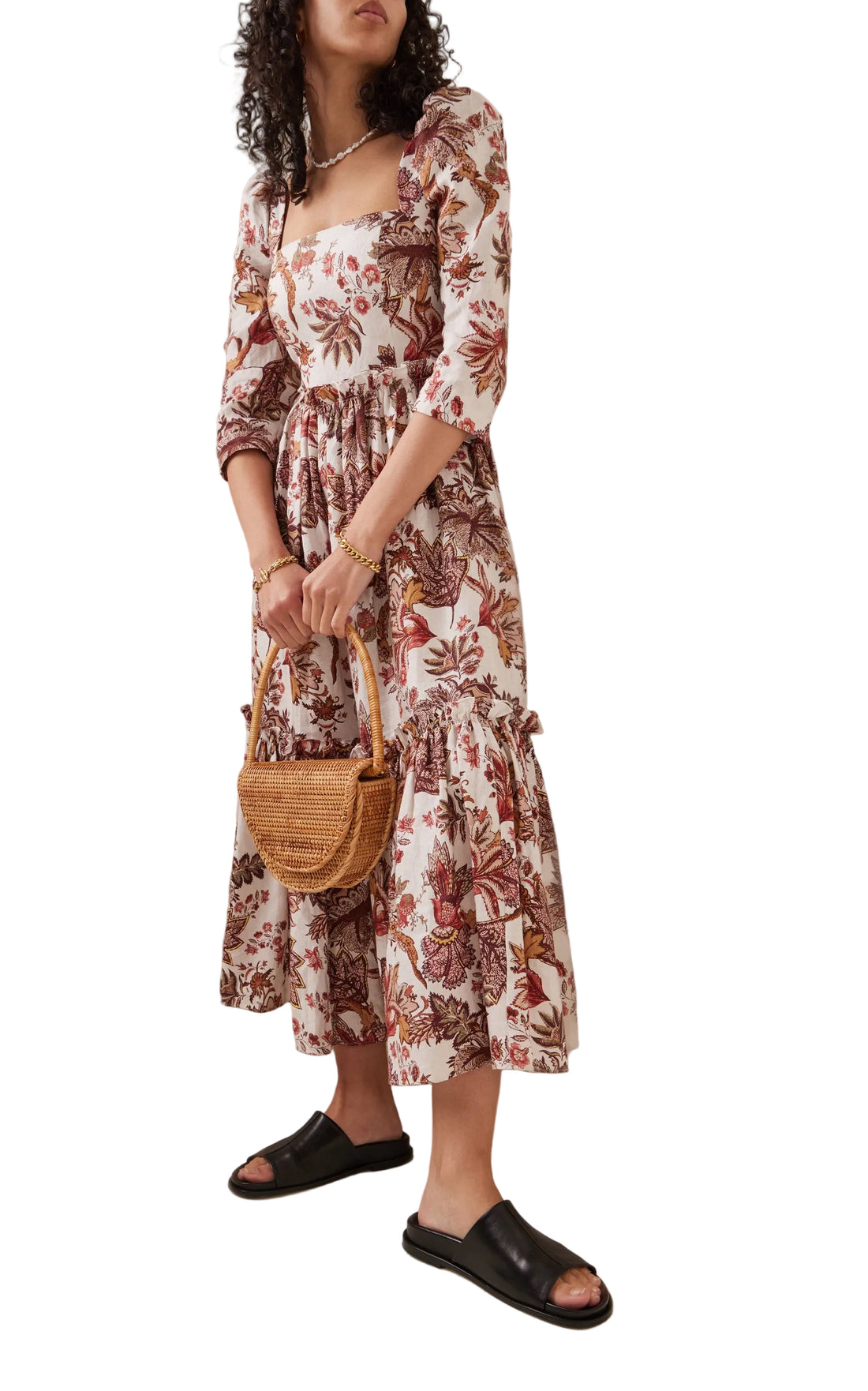 Cara Cara Blue Hill Linen Dress - 6