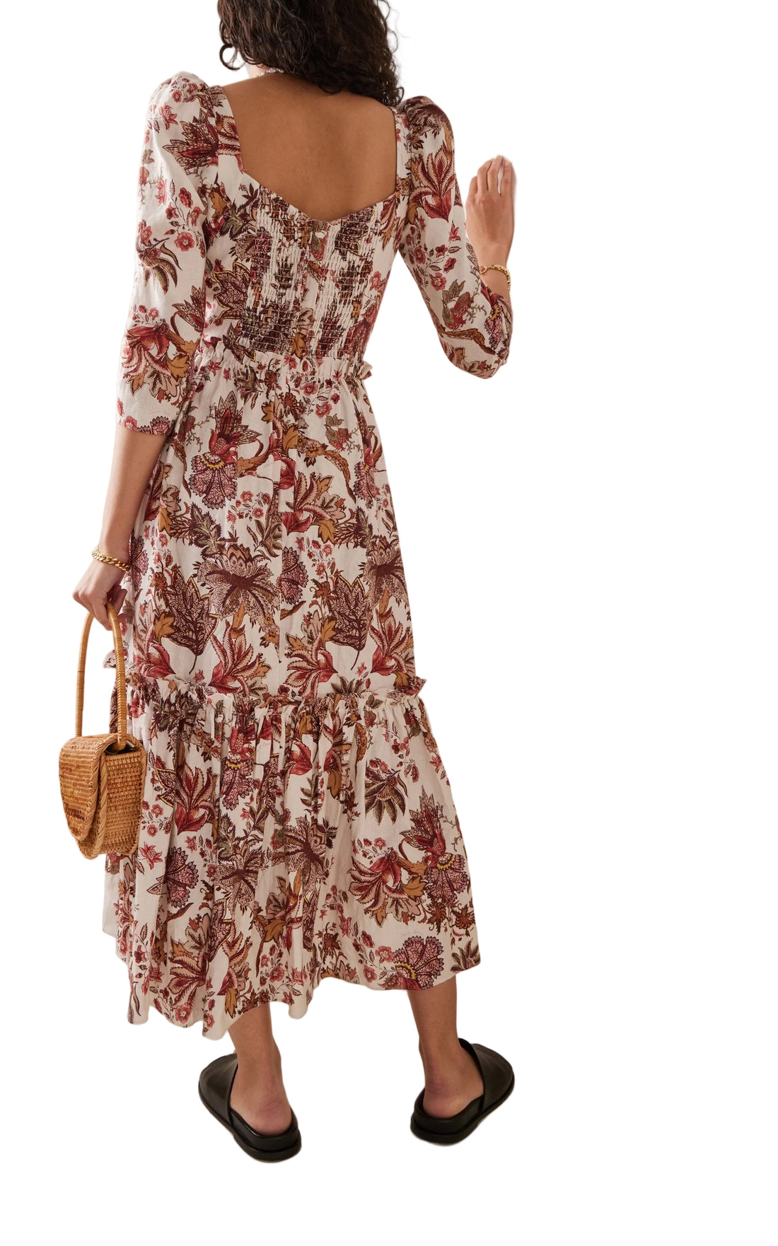 Cara Cara Blue Hill Linen Dress - 6