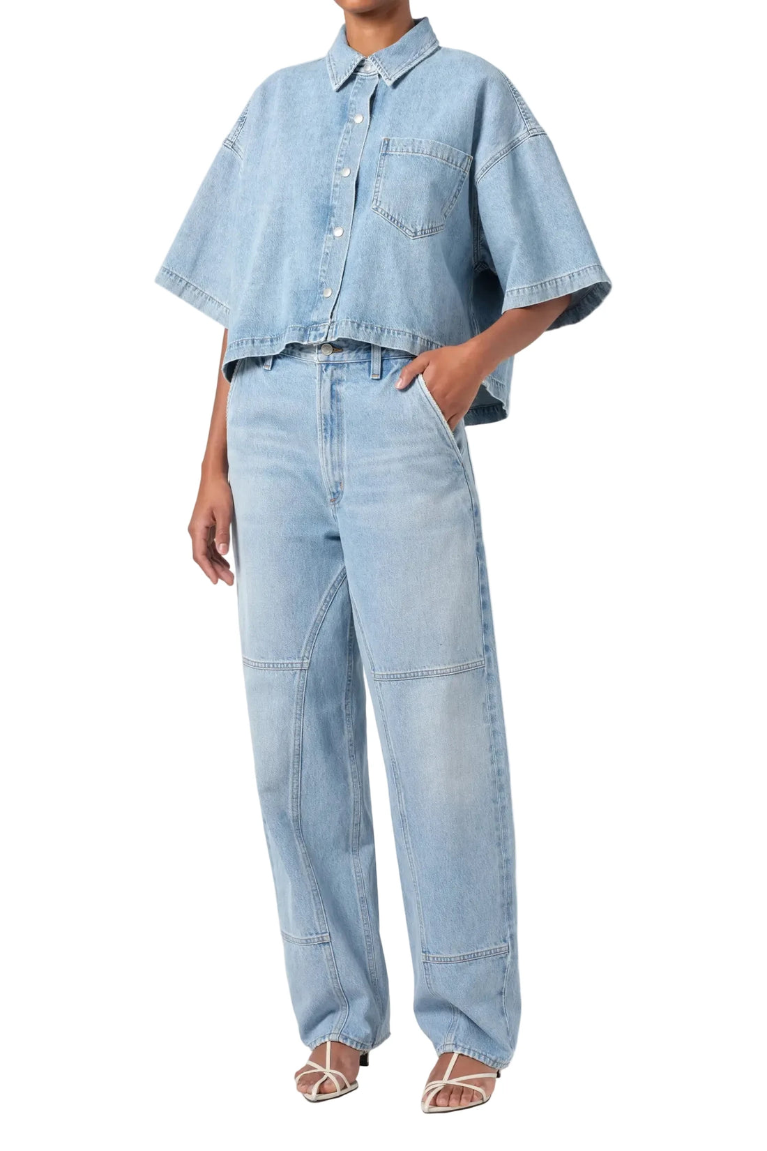 Agolde Rana Box Shirt - S