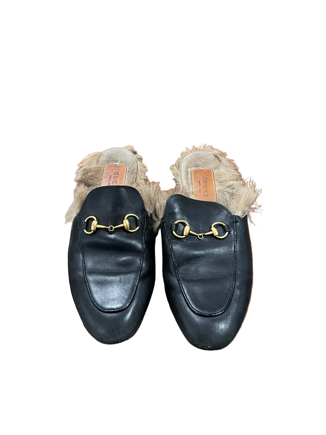 Gucci Princetown Leather Slipper Loafers - 37.5