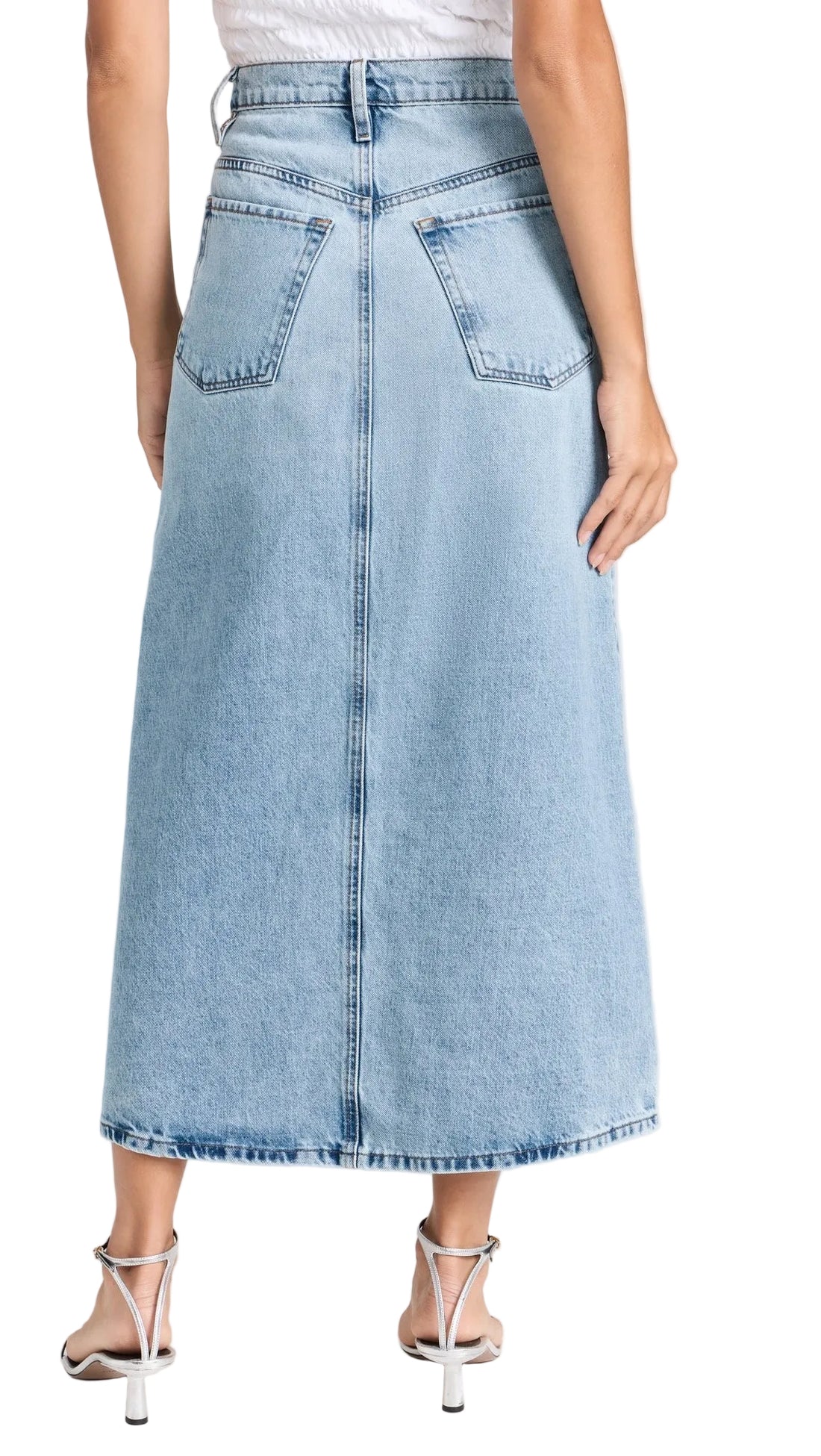 Frame The Midaxi Skirt Angled Seam - 30