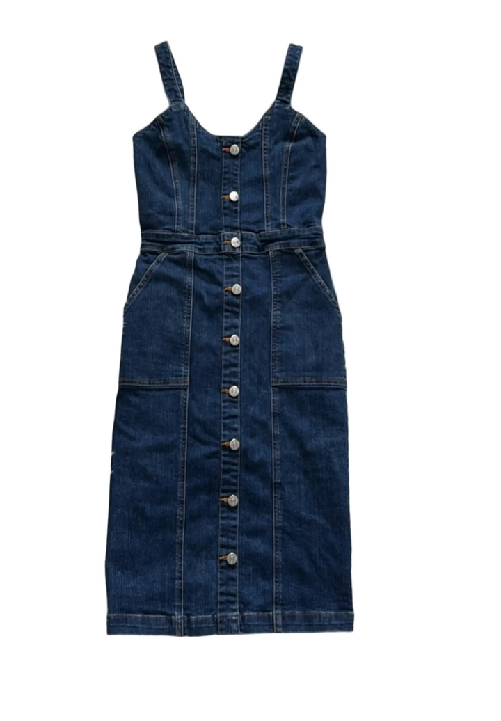Veronica Beard Leone Denim Dress - 8