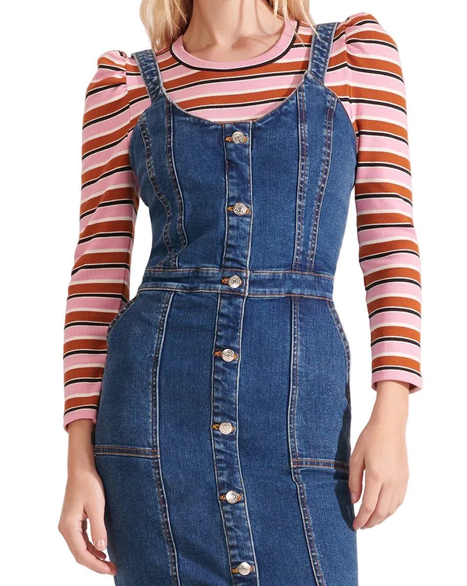 Veronica Beard Leone Denim Dress - 8