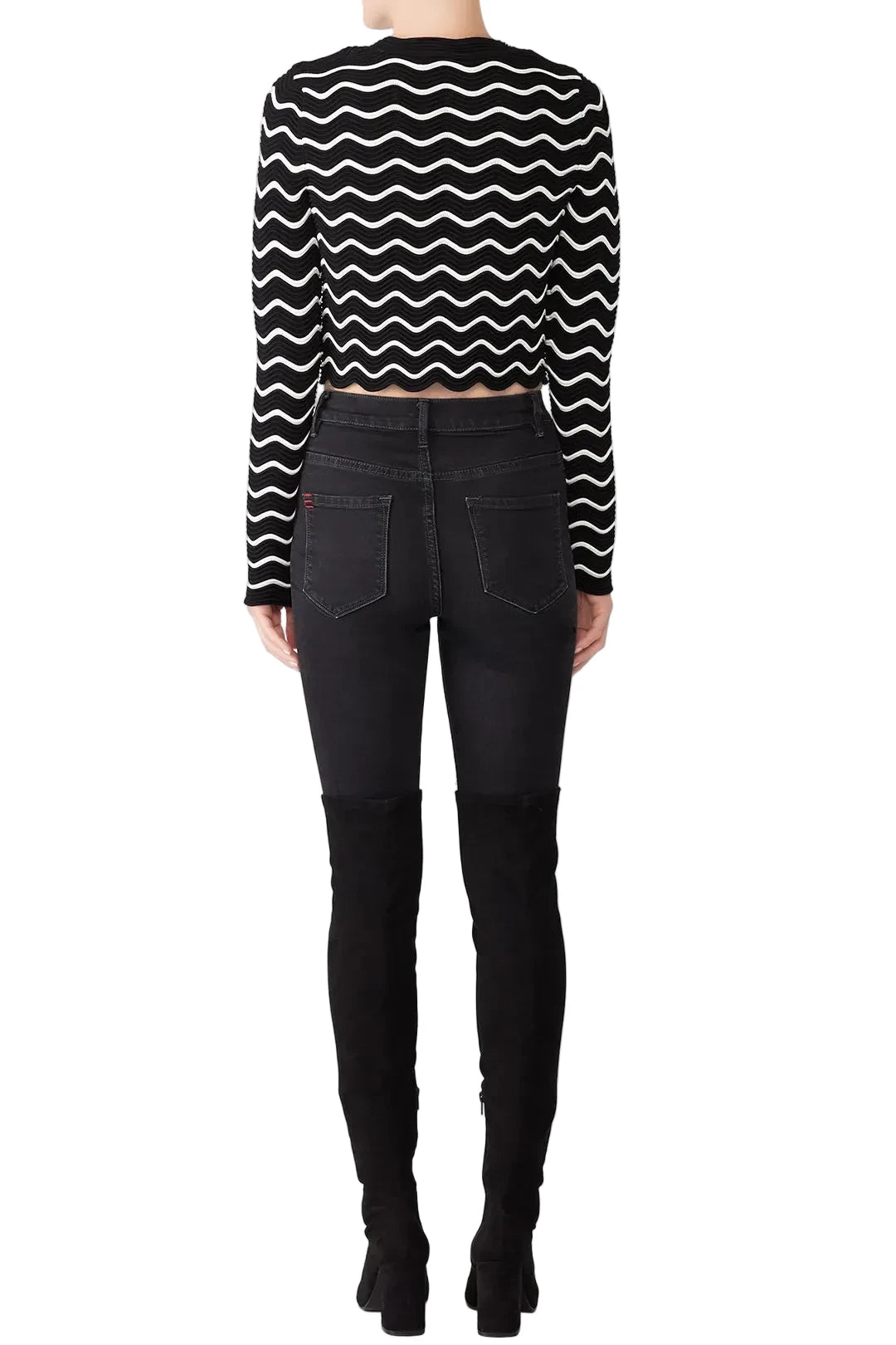 Milly of NY Textured Wave Pullover - L