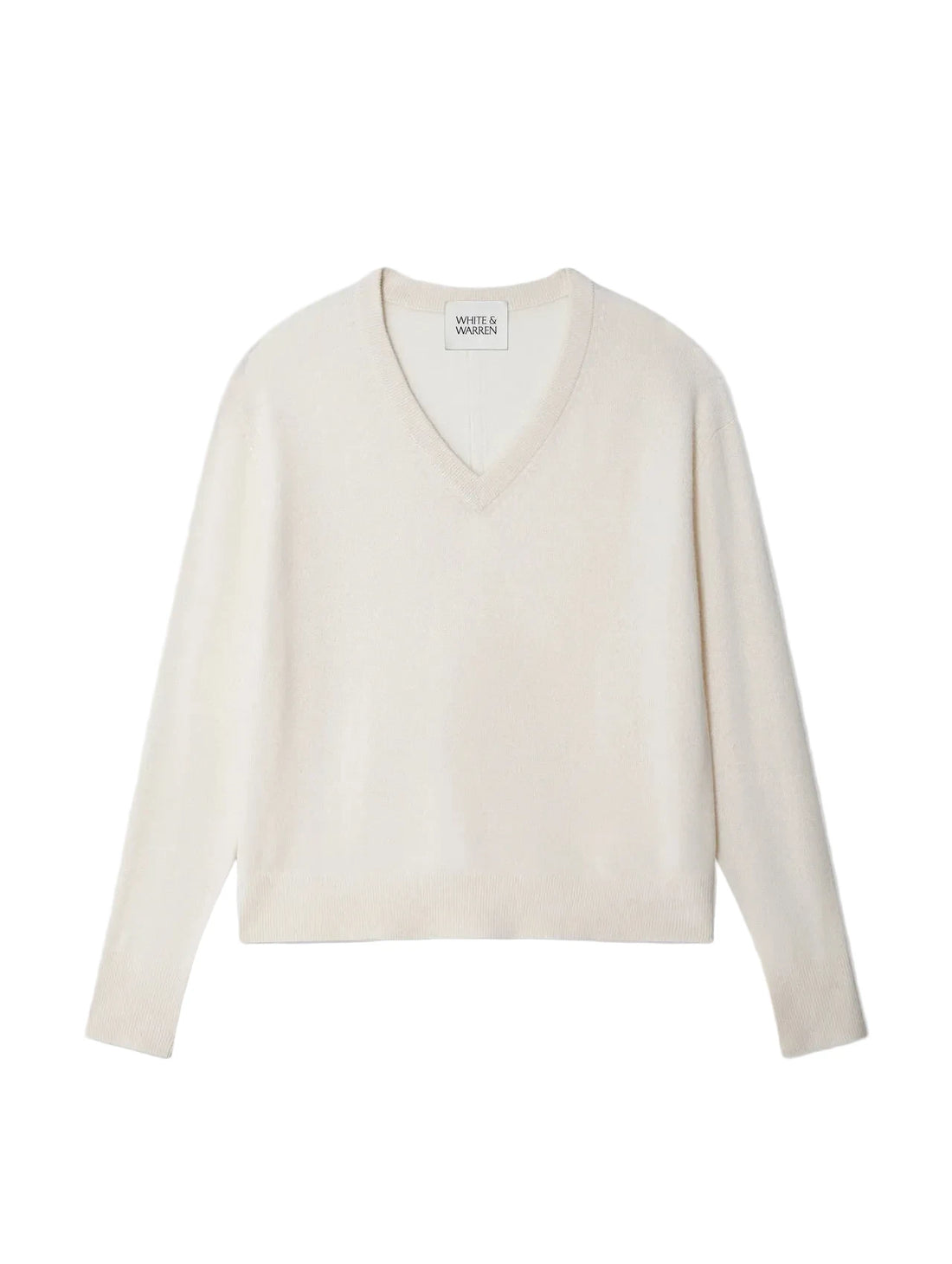White+Warren Cashmere V Neck - M