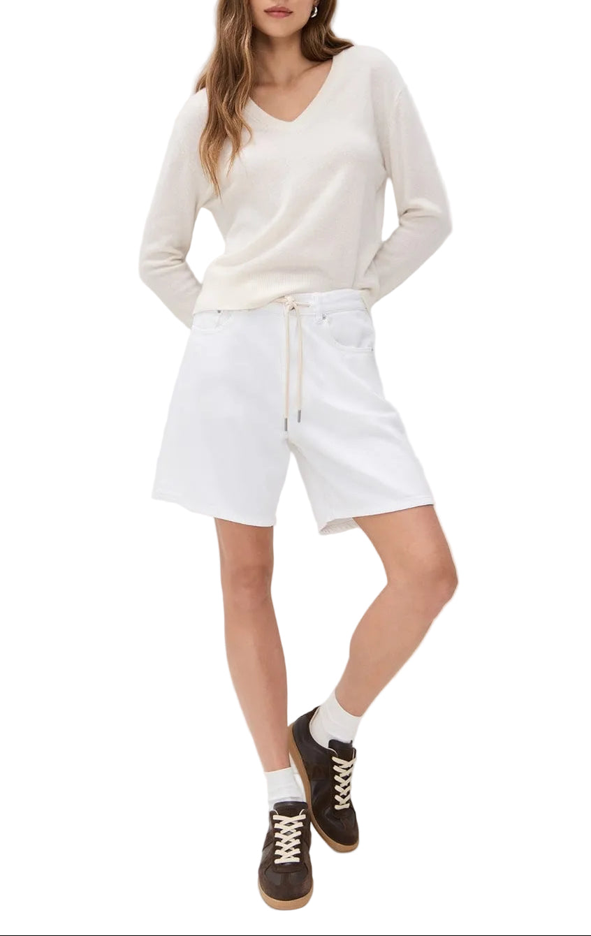 White+Warren Cashmere V Neck - M