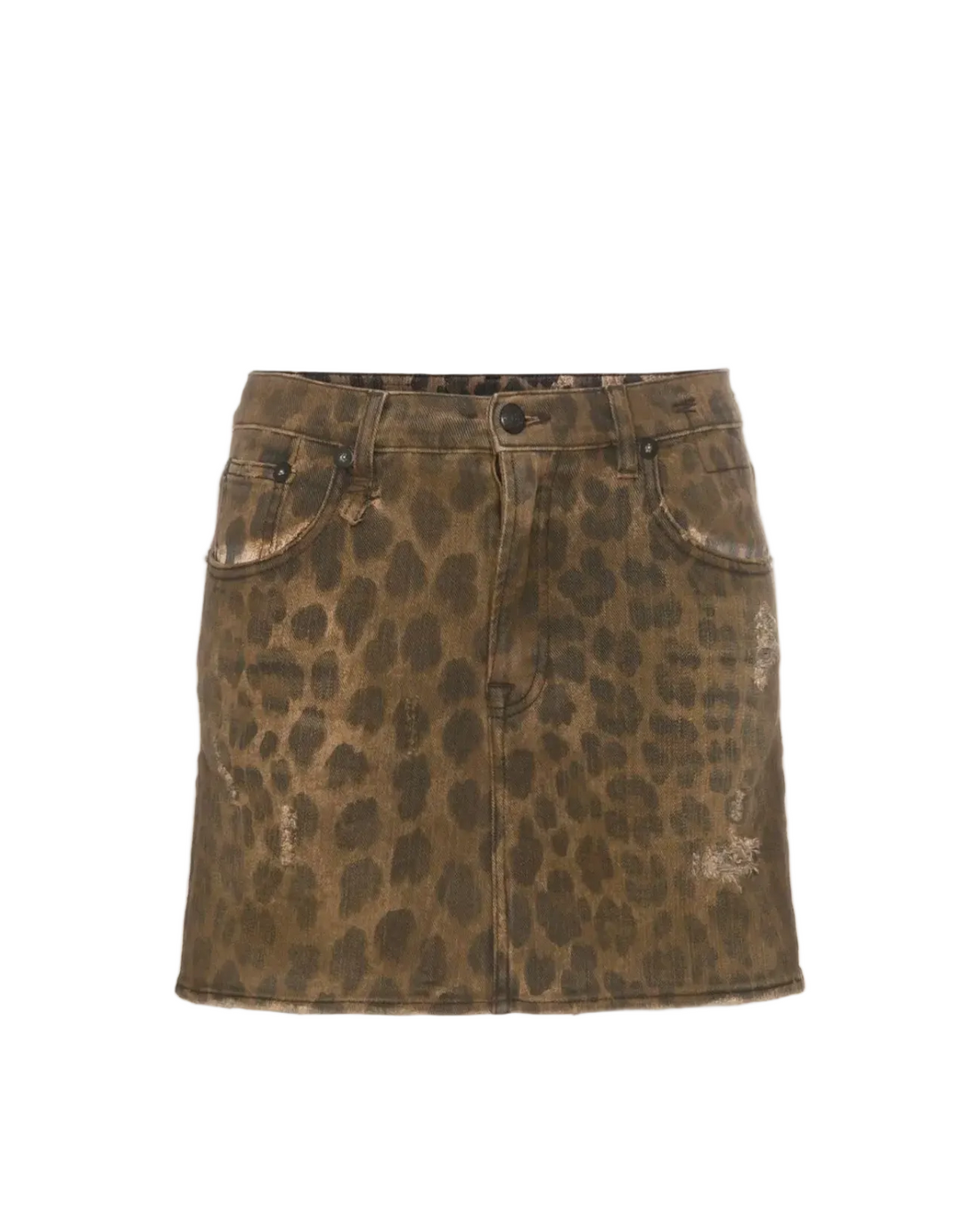 R13 High Rise Mini Skirt - 28