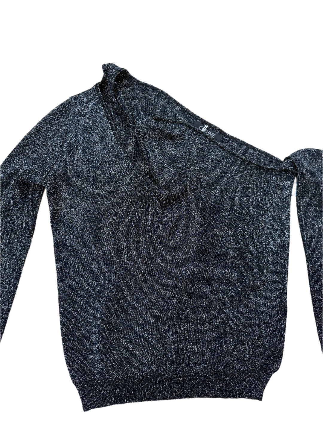 Cushine Long Sleeve Knit Top with Twist Detail- XS