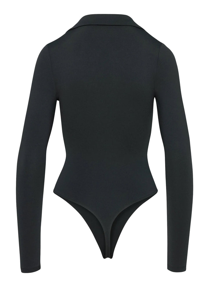 Babaton Contour Polo Longsleeve Bodysuit - S